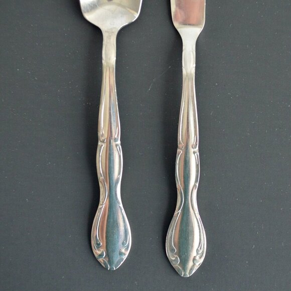 Lifetime Cutlery Stainless Steel Korea Sugar Spoon Butter Knife Vintage Set - Picture 2 of 5